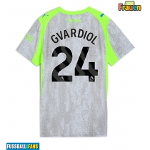 Manchester City Josko Gvardiol #24 3rd trikot Frauen 2025-26 Kurzarm